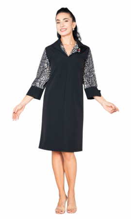Rochie Emberlyn midi neagra [6]