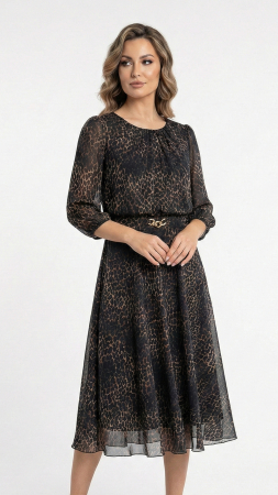 Femei - Rochie Fable midi maro