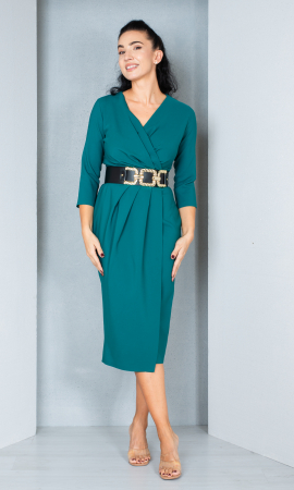 Rochii de banchet - Rochie Fallon midi verde