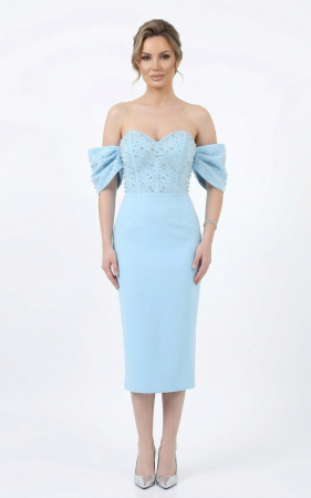 Femei - Rochie Farryn midi bleu