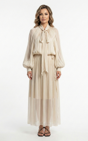 Vara - Rochie Fatiha midi crem