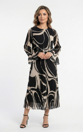 Femei - Rochie Gala midi neagra