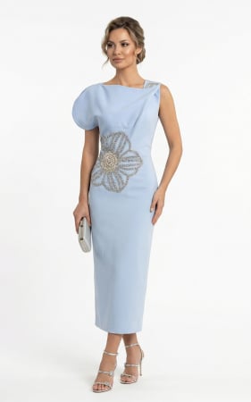 Femei - Rochie Genesis midi bleu