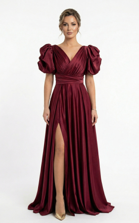 Rochii de nasa - Rochie Genevieve bordo