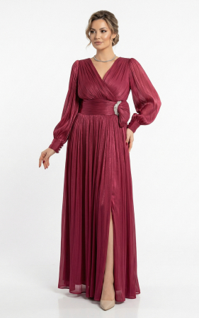 Rochii de lux - Rochie Gina bordo