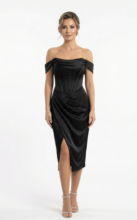 Vara - Rochie Giselle midi neagra