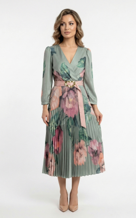 Vara - Rochie Glory midi vernil
