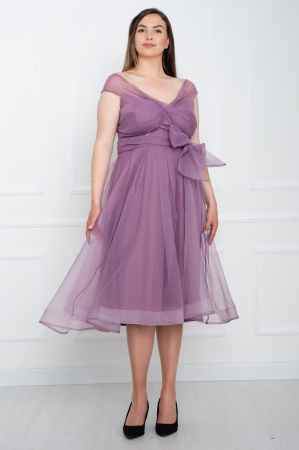 Rochie midi lila [0]