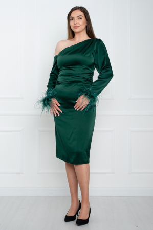 Rochie midi verde [0]