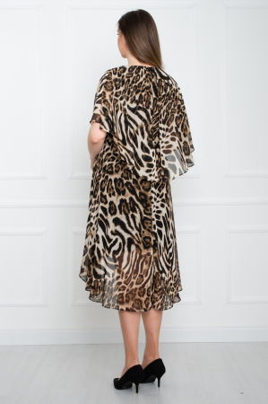 Rochie midi animal-print [3]