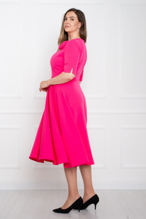 Rochie midi fucsia [1]