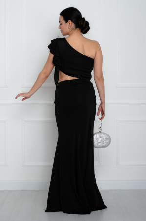 Rochie lunga neagra [3]