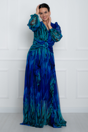 Rochii lungi - Rochie lunga bleumarin