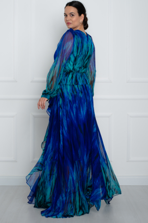 Rochie lunga bleumarin [3]