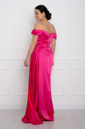 Rochie lunga fucsia [2]