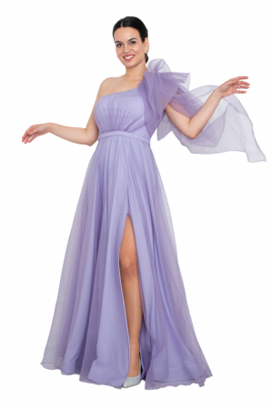 Rochie lunga lila [4]