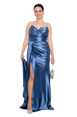 Rochie lunga bleumarin [4]