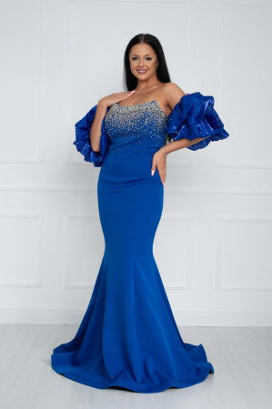 Rochie Katherine lunga albastra [1]