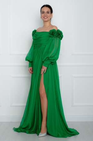 Rochie lunga verde [1]