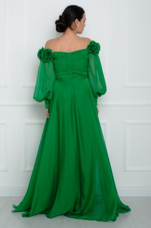 Rochie lunga verde [3]