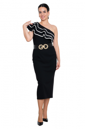 Rochie midi neagra [3]