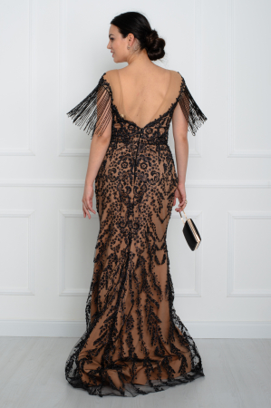Rochie lunga crem [2]