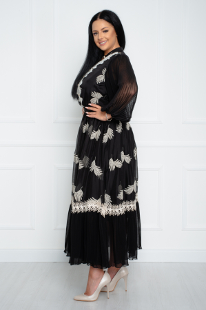 Rochie Laila midi neagra [2]