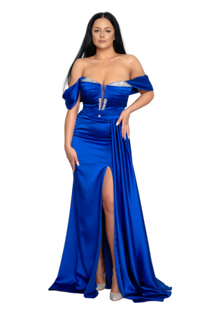 Rochie lunga albastra [4]