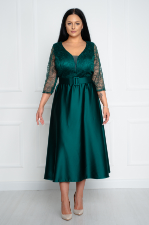 Rochie midi verde [2]