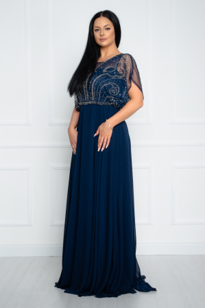 Rochie lunga bleumarin [1]