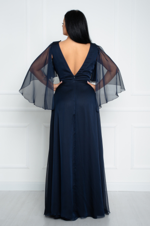 Rochie lunga bleumarin [3]