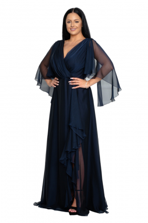 Rochie lunga bleumarin [4]