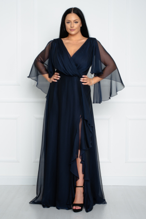 Rochie lunga bleumarin [2]