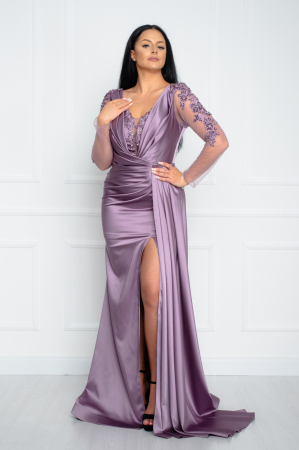 Rochii lungi - Rochie lunga lila
