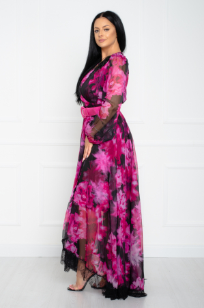 Rochie maxi fucsia [2]