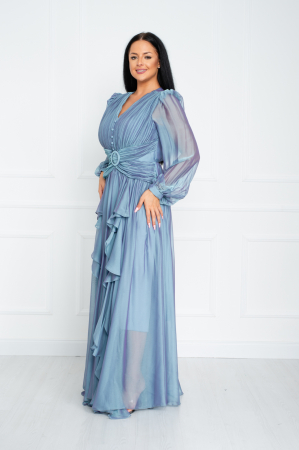 Rochie Lucia lunga bleu [1]