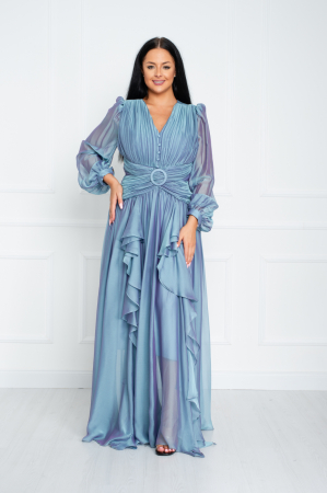 Rochii de nunta - Rochie Lucia lunga bleu