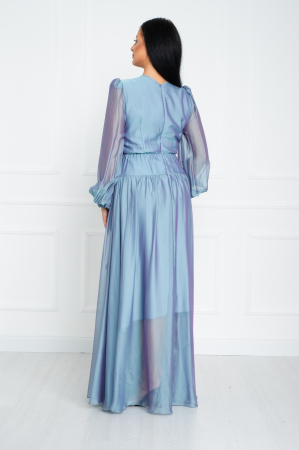 Rochie Lucia lunga bleu [3]