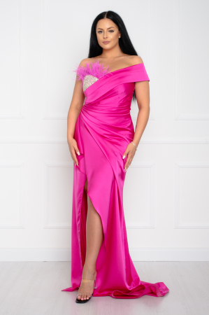 Rochie lunga fucsia [1]