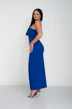 Rochie Lyla midi albastra [3]