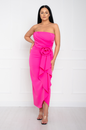 Rochie maxi fucsia [1]