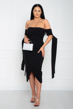 Rochii de nunta - Rochie midi neagra
