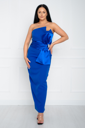 Rochii de banchet - Rochie maxi albastra