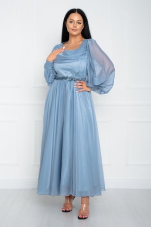 Rochii de banchet - Rochie maxi indigo