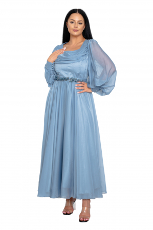 Rochie maxi indigo [4]