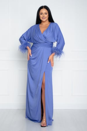 Rochii fabricate in Romania - Rochie Molly lunga lila