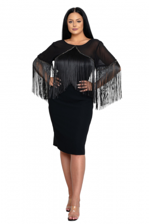 Rochie Nadia midi neagra [4]