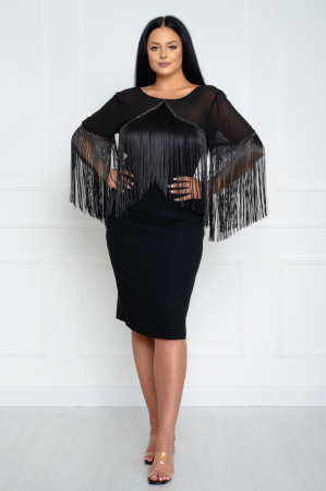Rochii de nunta - Rochie Nadia midi neagra