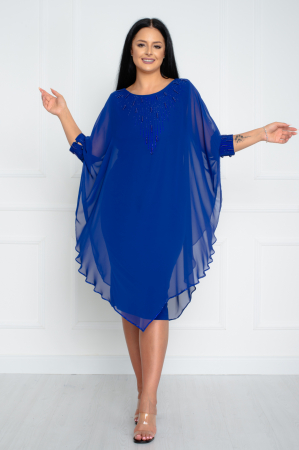 Rochii de banchet - Rochie Natalia midi albastra - Copie