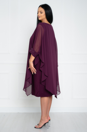 Rochie Naomi midi mov [3]